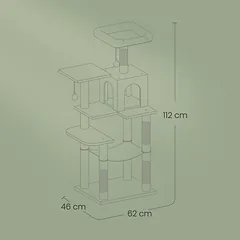 Kačių draskyklė 112 cm — 5 nuotrauka