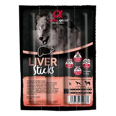 alpha spirit Stick 4 vnt. pakuotė, 16 vnt. 320 g, skanėstai šunims, Kepenys — 3 nuotrauka