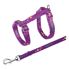 Trixie Kačių petnešos su pavadėliu, žuvies kaulai, 23-39 cm-10 mm, 1.20 m