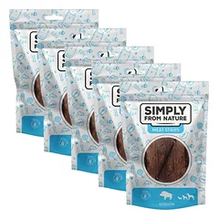 SIMPLY FROM NATURE Meat Strips Mėsos juostelės šunims 5x80 g