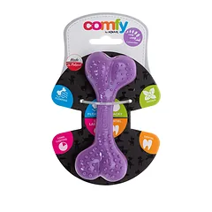 Ecomfy žaislas gyvūnui dental bone mint, levandų kvapo, 16.5cm — 3 nuotrauka