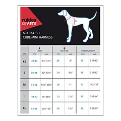 Rukka® Cube Mini petnešos, raudonos, Dydis L: 48 - 72 cm Krūtinės apimtis — 3 nuotrauka
