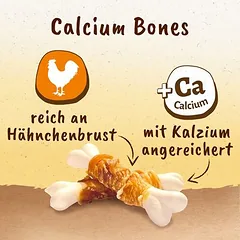 8in1 Tasties su višta Calcium Bones, skanėstai šunims — 4 nuotrauka