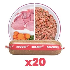 Dog Chef šviežiai virtas maistas šunims – kiauliena – 100 % natūralus — 4 nuotrauka