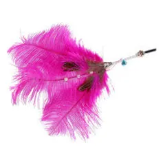 Flamingo Dusty lazdelė su plunksna žaislas katėms