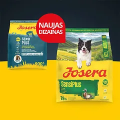 Josera SensiPlus sausas pašaras jautriems šunims su antiena, 900 g — 4 nuotrauka