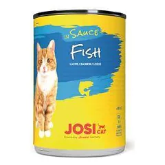 JosiCat Fish in Sauce konservuotas maistas katėms su žuvim padaže, 415 g