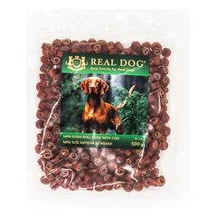 REAL DOG SNACKS Mini suši antiena su menke 500g