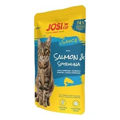 Josera JosiCat su lašiša ir spirulina padaže, drėgnas maistas katėms 85 g