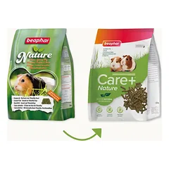 BEAPHAR- Care+ Nature Guinea Pig 1,5kg - Super Premium maistas jūrų kiaulytėms