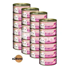 Aatas Cat Creamy Chicken&Kanikama konservai katėms su vištiena ir krabais, rinkinys 24 vnt.