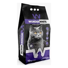 Natūralaus molio kačių kraikas Wonder White Natural Levanda 11,8L / 10Kg.