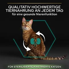 PURINA PRO PLAN Sterilised Adult Renal Plus su triušiena, sausas maistas katėms, > 10 kg — 5 nuotrauka