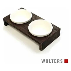 Wolters Gohan Doppelnapf walnuss