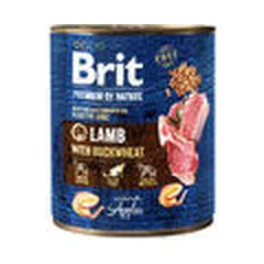 Brit Premium by Nature su ėriena ir grikiais, drėgnas maistas šunims 800 g — 2 nuotrauka