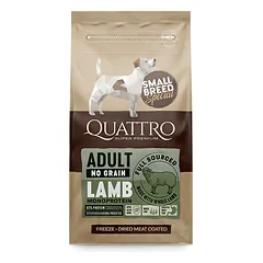 Quattro Adult Small Breed Lamb sausas maistas šunims