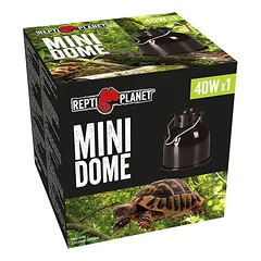 Repti Planet Lamp Mini 1x40W terariumo apšvietimas su atspindinčiu paviršiumi ir E27 lizdu