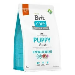 Brit Care Hypoallergenic Puppy Lamb sausas pašaras šuniukams su ėriena 3 kg