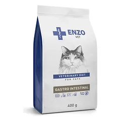ENZO VET GASTRO INTESTINAL Dietinis, visavertis sausas maistas katėms, sergančioms virškinimo trakto ligomis, 400 g