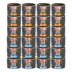 RAFI Mini Mix skonių su antis ir aviena 24x185g mažų veislių šunims