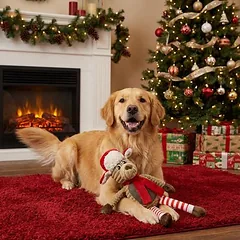 Pettimania žaislas šunims X-Mas Kalėdų šuo iš pliušo