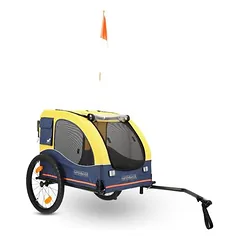 HAFENBANDE dviračio priekaba Cabby L su dviem jungtimis, L 155 x B 74 x H 103 cm / iki 45 kg — 2 nuotrauka