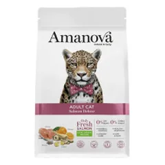 Amanova Adult Deluxe sausas pašaras su lašiša suaugusioms katėms
