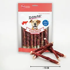 Dokas kramtomoji lazdelė su antienos krūtinėle, skanėstai šunims — 2 nuotrauka