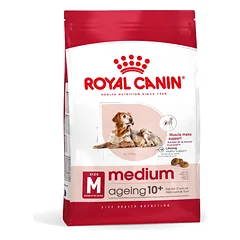 ROYAL CANIN Medium Ageing 10+ 15kg sausas ėdalas suaugusiems vyresniems nei 10 metų amžiaus vidutinių veislių šunims