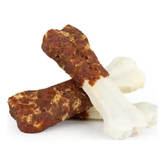 Happet Happ Snack karvės odos kaulai su anties krūtinėle skanėstai šunims, 3 vnt. — 2 nuotrauka