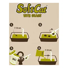Porta SoftCat Grass, Porta SoftCat Grass 9,5 l — 4 nuotrauka