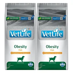 FARMINA Vet Life Obesity Fish dietinis maistas suaugusiems šunims 24 kg