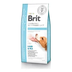 Brit GF Veterinary Diets Dog Obesity sausas maistas šunims (kūno masei mažinti ir svoriui kontroliuoti)