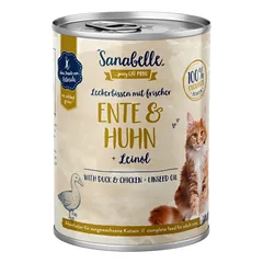 SANABELLE Kaczka & Kurczak 400 g paštetas suaugusioms katėms