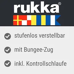 Rukka® žygių treniruočių pavadėlis, 170–240 cm ilgio, 20 mm pločio — 2 nuotrauka