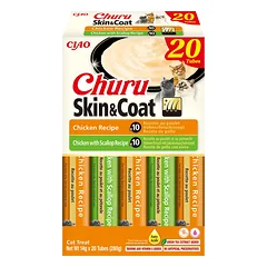 INABA Churu Skin & Coat for Kittens, Chicken Flavor  