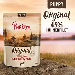 Purizon Puppy drėgnas maistas šuniukams 6 x 300 g