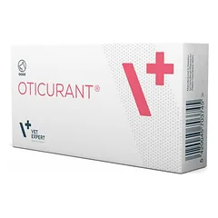 Vet Expert Oticurant ausų priežiūros pudra šunims ir katėms, 24 pakeliai