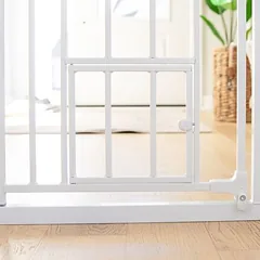 Carlson Flexi ypač plati apsauginė užtvara su durelėmis mažiems gyvūnams, B 132,08 - 193,04 x H 71,12 cm — 3 nuotrauka
