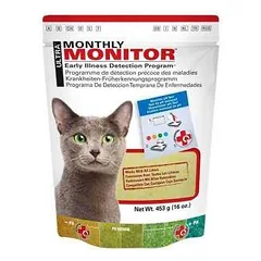 Monthly Monitor Ultra sveikatos indikatorius katėms (kraiko pabarstukas sveikatos nustatymui iš šlapimo), 453 g