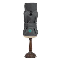 Striukė lietpaltis šunims Paw Shield, pilkas, 60 cm