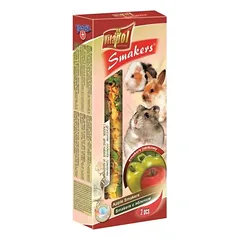 Vitapol Standard Smakers Apple papildomas pašaras graužikams ir triušiams, 90 g, 2 vnt.