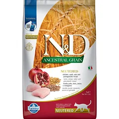 N&D Low Grain chicken & pomegranate neutered 5 kg