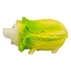 Trixie Cabbage Pig latekso žaislas šunims su garsu, 23 cm — 3 nuotrauka