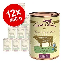 Terra Canis Metzgers Bestes drėgnas maistas šunims, ekonominė pakuotė 12 x 400 g