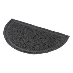 Trixie Kilimėlis prie tualeto, pusiau apvalus, PVC, 41x25 cm, antracito
