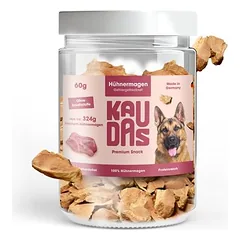 KAUDAS Hundesnack HühnermagenPur - gefriergetrocknetes Huhn