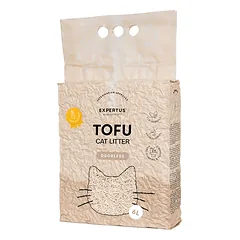 Expertus Tofu kraikas katėms, bekvapis, 6l (2,6kg) — 2 nuotrauka