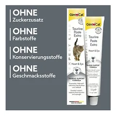 GimCat Taurine pasta Extra, skanėstai katėms — 3 nuotrauka
