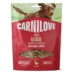 CARNILOVE Minkšti skanėstai su putpele 200g